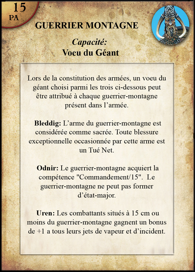 Vœu du Géant